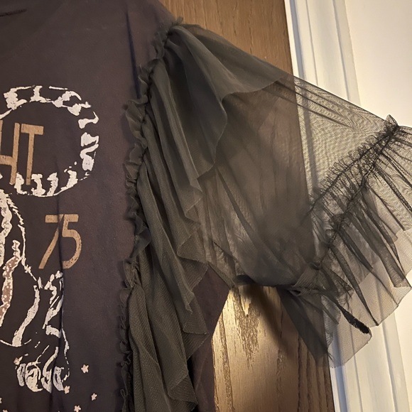 Pilcro Tulle Mesh Tee XL - Picture 5 of 8